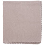 Couverture tricot b�b� rose (75 x 100 cm)