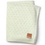 Couverture en pointelle gelato green