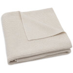 Couverture en tricot basic knit oatmeal (75 x 100 cm)