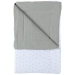 Couverture mousseline smart flowers (75 x 100 cm)