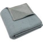 Couverture en polaire cosy knit sea green (75 x 100 cm)