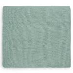 Couverture basic knit vert d'eau (75 x 100 cm)