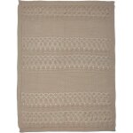 Couverture b�b� en tricot pointelle hazel
