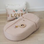 Couverture pour cocoonababy ouatin�e fleur de coton avoine