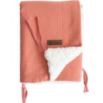 Couverture fluffy terracotta (75 x 100 cm)