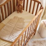 Couverture en gaze de coton jacquard vanilla (75 x 100 cm)