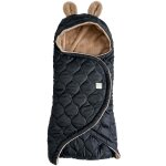 Couverture nomade pour b�b� recy black - light brown