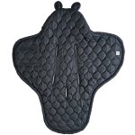 Couverture nomade pour b�b� recy black - light brown