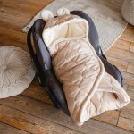 Couverture nomade pour b�b� recy sand - cream