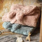 Couverture nomade bunny sea green