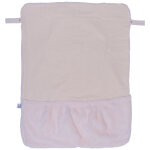 Couverture nomade fausse fourrure angora ivoire