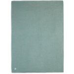 Couverture polaire basic knit forest green (75 x 100 cm)