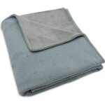Couverture en polaire cosy knit sea green (100 x 150 cm)