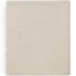 Couverture en tricot basic knit nougat (100 x 150 cm) Couverture en tricot basic knit nougat (100 x 150 cm)