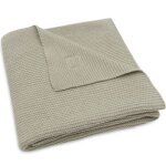 Couverture en tricot basic knit olive green (100 x 150 cm) Couverture en tricot basic knit olive green (100 x 150 cm)
