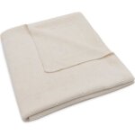 Couverture en tricot cosy knit ivory (100 x 150 cm)