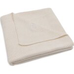 Couverture en tricot cosy knit ivory (75 x 100 cm)