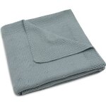 Couverture en tricot cosy knit sea green (75 x 100 cm)