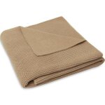 Couverture tricotée basic knit biscuit (75 x 100 cm) Couverture tricotée basic knit biscuit (75 x 100 cm)