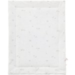 Couverture en veloudoux bali, moka & snow (75x100 cm)