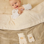 Couverture en veloudoux fluffy (100x140 cm)