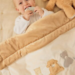Couverture en veloudoux fluffy orso & lily (75x100 cm)