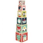 Cubes empilables baby forest (6 cubes)