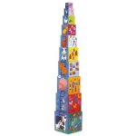 Cubes empilables rigolo (10 pices)