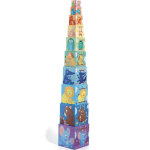 Cubes � empiler arc en ciel (10 cubes)