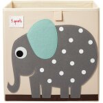 Cube de rangement en tissu el�phant