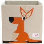 Cube de rangement en tissu kangourou