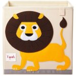 Cube de rangement en tissu lion