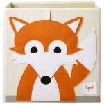 Cube de rangement en tissu renard