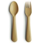 Cuillère et fourchette mosterd Cuillère et fourchette mosterd