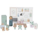 Cuisine et accessoires en bois pour maison de poupées Cuisine et accessoires en bois pour maison de poupées