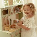 Cuisine en bois vert