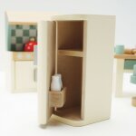 Cuisine pour maison de poup�e en bois fsc