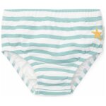 Culotte de bain  volants stripes surf blue (1 - 2 ans)