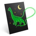 Kit cr�ation d�co murale lumineuse kidyneon dinosaure
