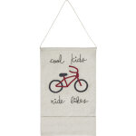 Tenture murale cool kids ride bikes (45 x 70 cm)