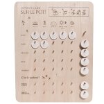 Tableau j'apprends � aller sur le pot (45 x 35 cm)