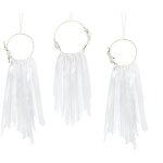 Lot de 3 attrape r�ves blanc