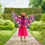 D�guisement robe papillon avec ailes (3 - 4 ans)