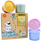Coffret mika peinture aux doigts naturelle et vegan cristal (assort. 4 pots)