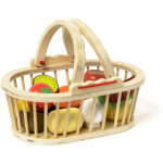 Panier de 13 fruits et l�gumes en bois