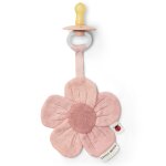 Doudou attache - t�tine en gaze de coton fleur fairy garden