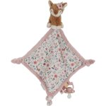 Doudou attache sucette carr� faon fairy garden