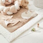 Doudou attache sucette daydream lapin petit coeur (35 x 25 cm)