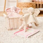 Doudou attache sucette fanfan l'�l�phant sable