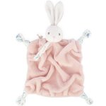 Doudou attache sucette plume lapinou rose poudrée (20 cm) Doudou attache sucette plume lapinou rose poudrée (20 cm)